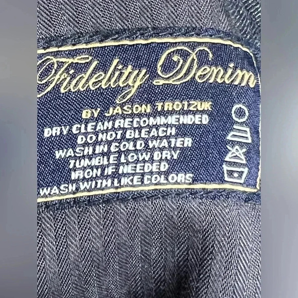 Fidelity LaFayette Mid Rise Boot Cut Jeans Sz 28 - Picture 9 of 9